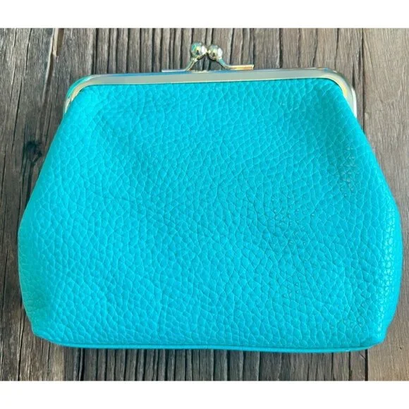 Dooney & Bourke Pebble Grain Logo Lock Sac Handbag Spearmint Tiffany Wallet Key - Picture 6 of 16